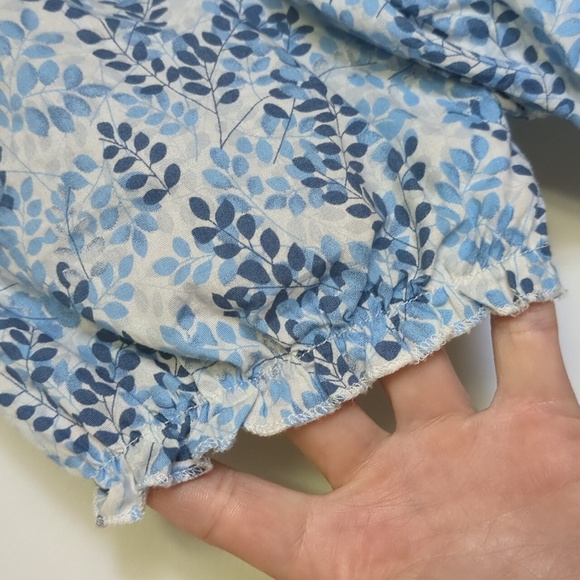 Urban Outfitters-Kiss the Sky side slit maxi dress In Lue Floral Print Size XS - Picture 13 of 13